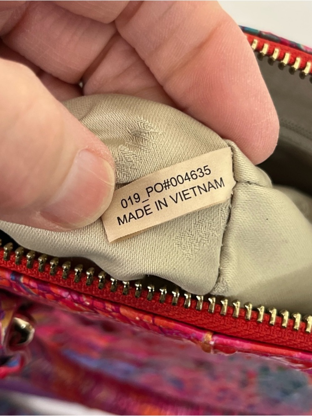 Brahmin Rainbow Fish Melbourne Duxbury Satchel Leather Pink Charm Coastal Preppy - Picture 11 of 14